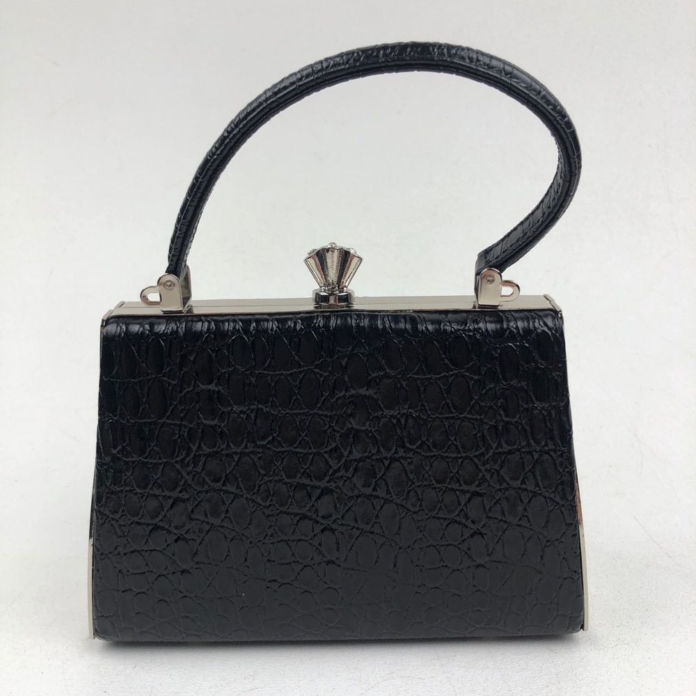 Debbie Brooks Clutch Purse Lace Animal Print Heel - Picture 3 of 12